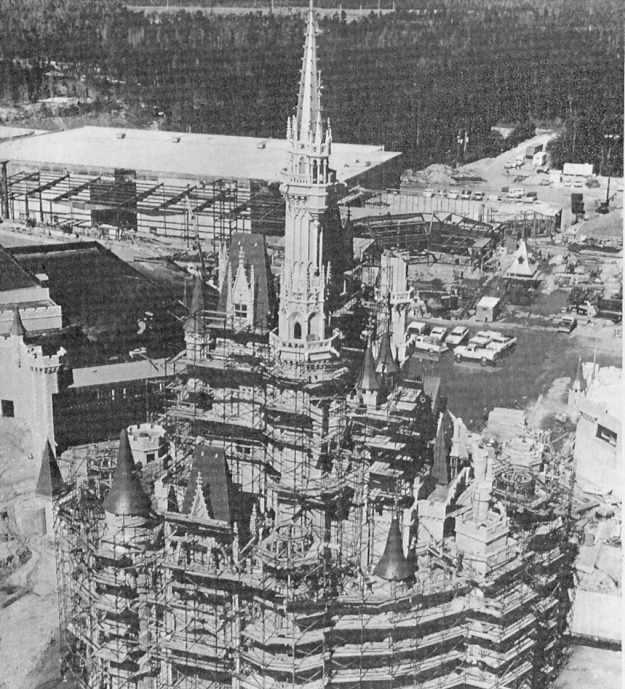 Disney Castle Under Construction 