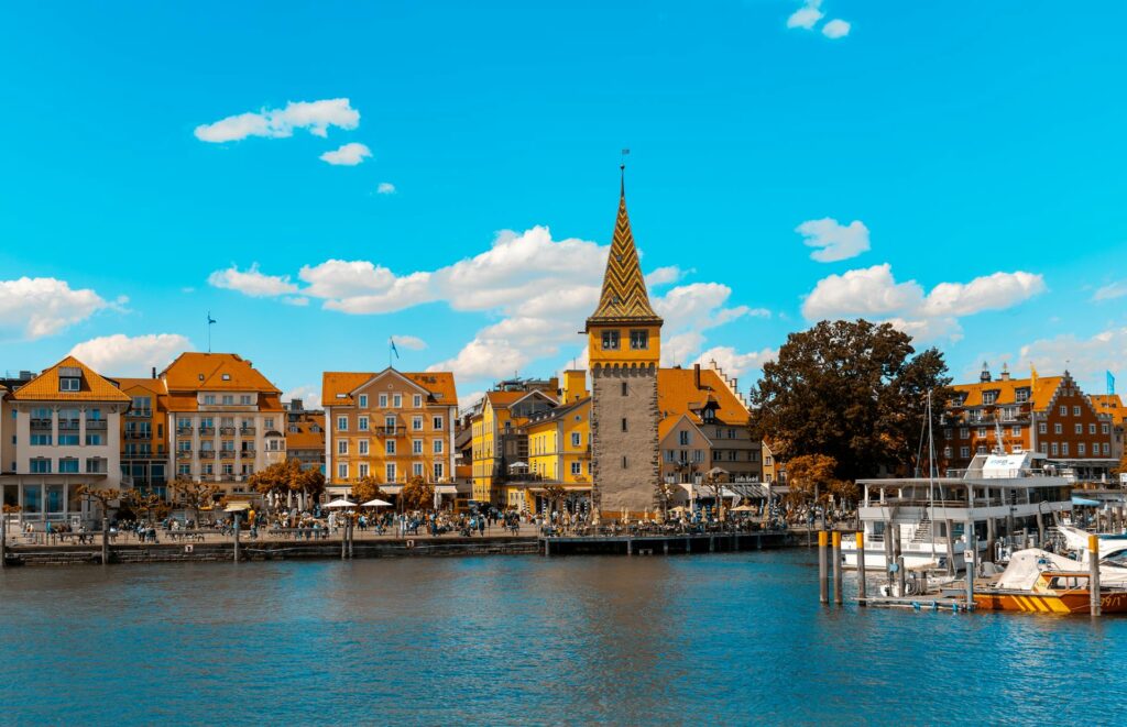 Lindau Harbor Church River