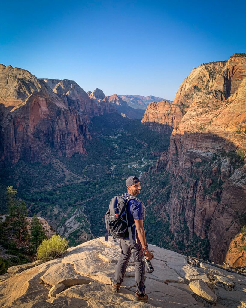 Zion National Park Hiker