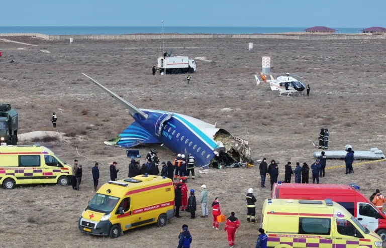 Tragedy Strikes: Plane Crash in Kazakhstan Leaves Dozens Dead but Survivors Emerge