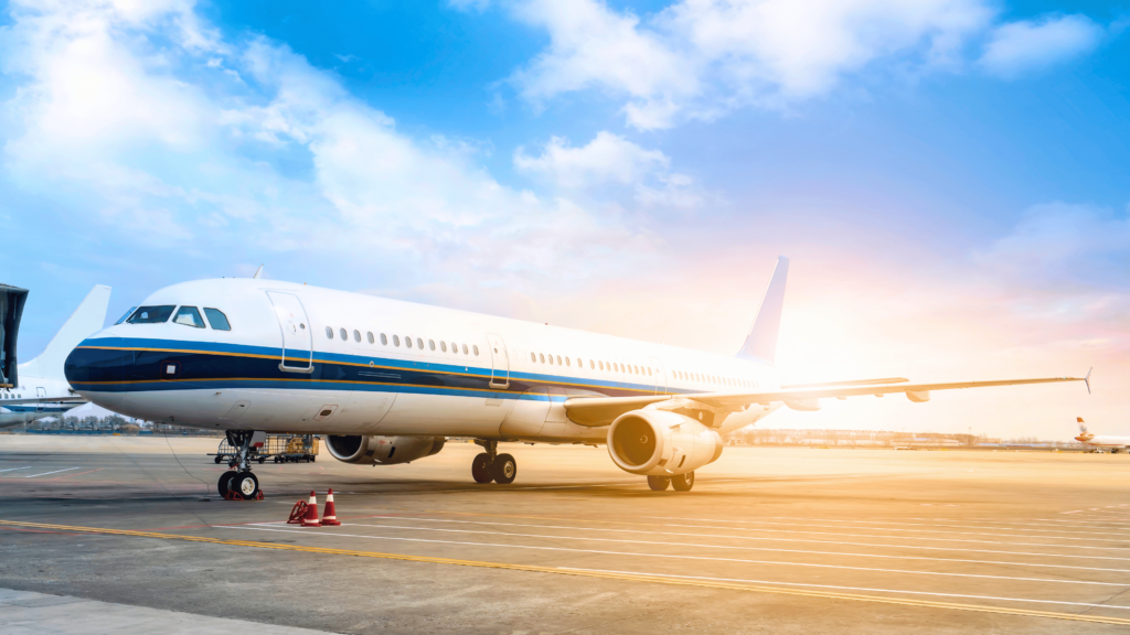 Airline Jet Terminal Runway