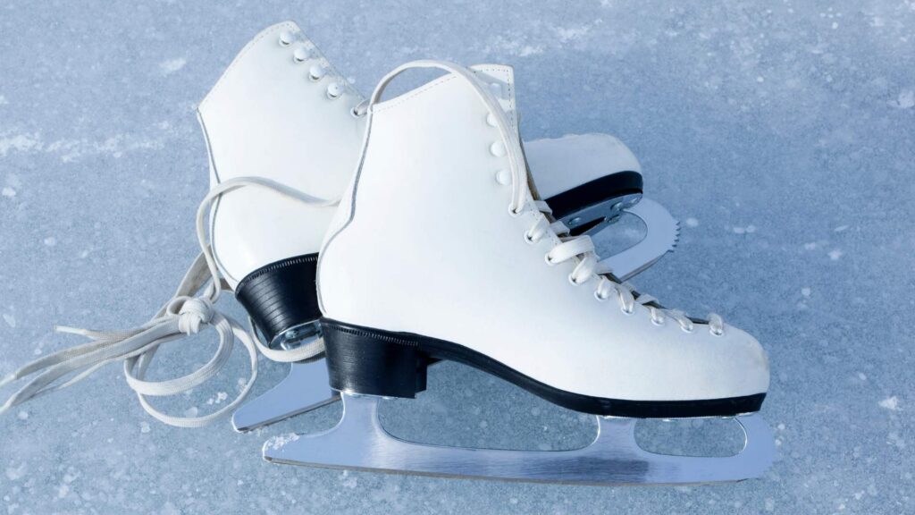 Ice Skates White