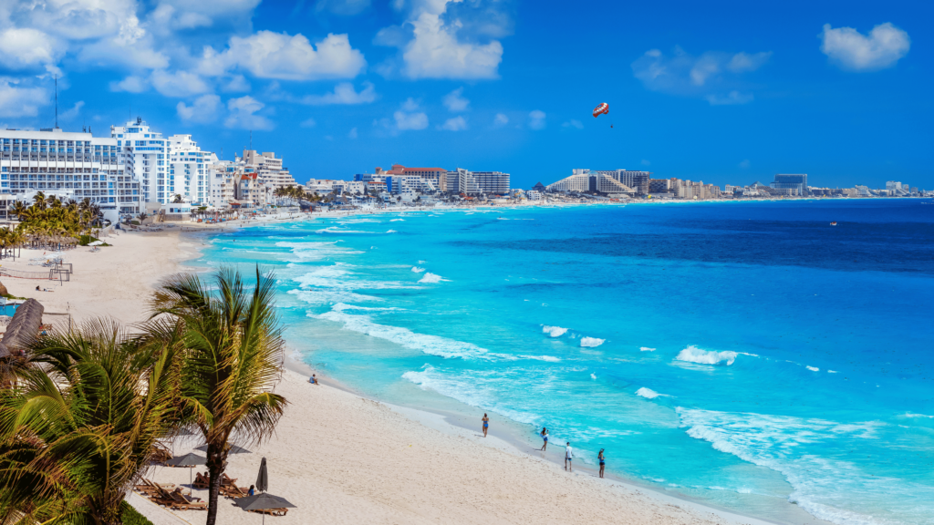 Cancun Beach Blue Water