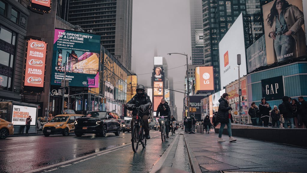 Time Square NYC in the Evening